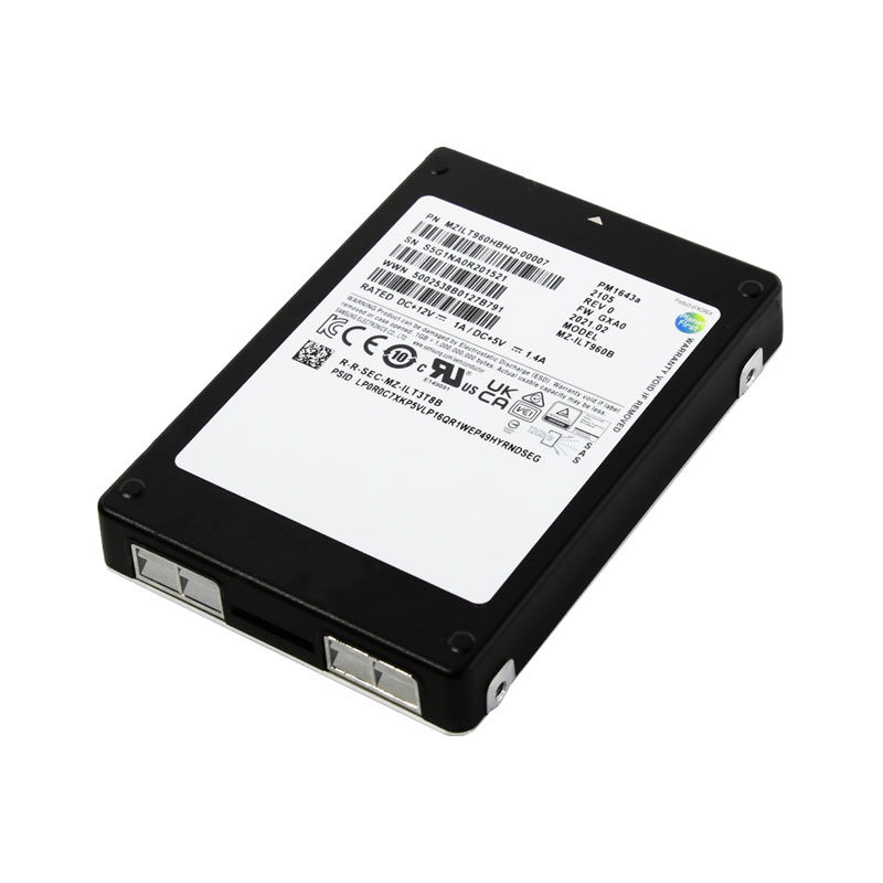 三星 MZILT30THALA-00007,PM1643A,30.72TB 固态硬盘,SAS 12Gb/s,存储解决方案,高性能存储,大容量存储