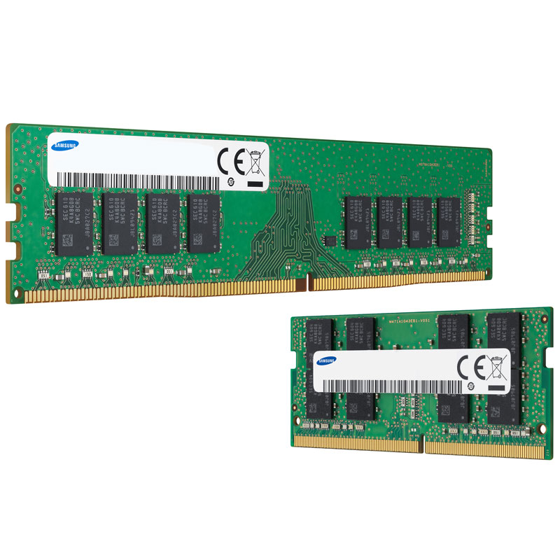三星DDR4,内存条,UDIMM,32GB,3200Mbps,2Rx8,288引脚,1.2V