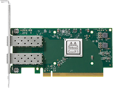 英伟达,MCX512F-ACAT,ConnectX-5 EN ,25GbE双端口,以太网网卡