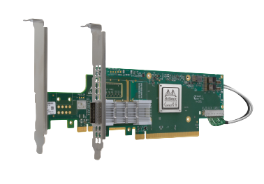 英伟达,MCX654105A-HCAT,ConnectX-6 VPI,Adapter Card,HDR/200GbE单端口,InfiniBand网卡