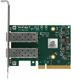 英伟达,MCX631102AN-ADAT,ConnectX-6 Lx EN,Adapter Card.25GbE双端口SFP28