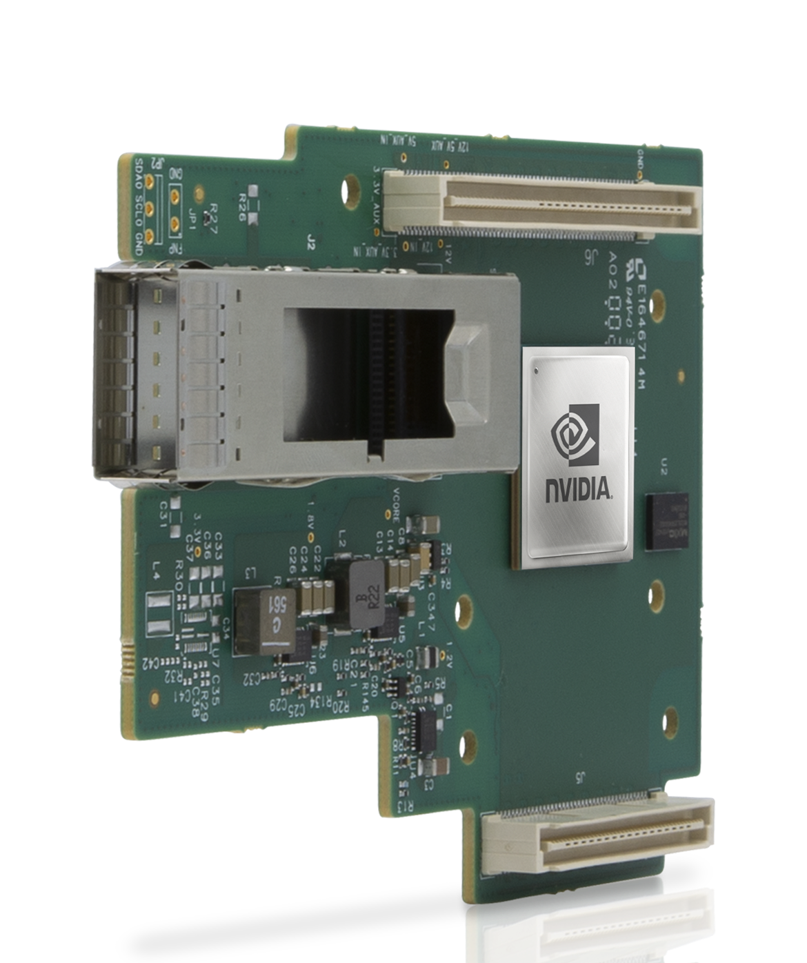 英伟达,MCX623405AC-CDAN,ConnectX-6 Dx EN,Adapter Card,OCP2.0 100GbE Crypto Enabled单端口,以太网网卡