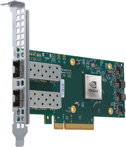 英伟达,MCX621102AN-ADAT,ConnectX-6 Dx EN,Adapter Card,25GbE双端口,以太网网卡