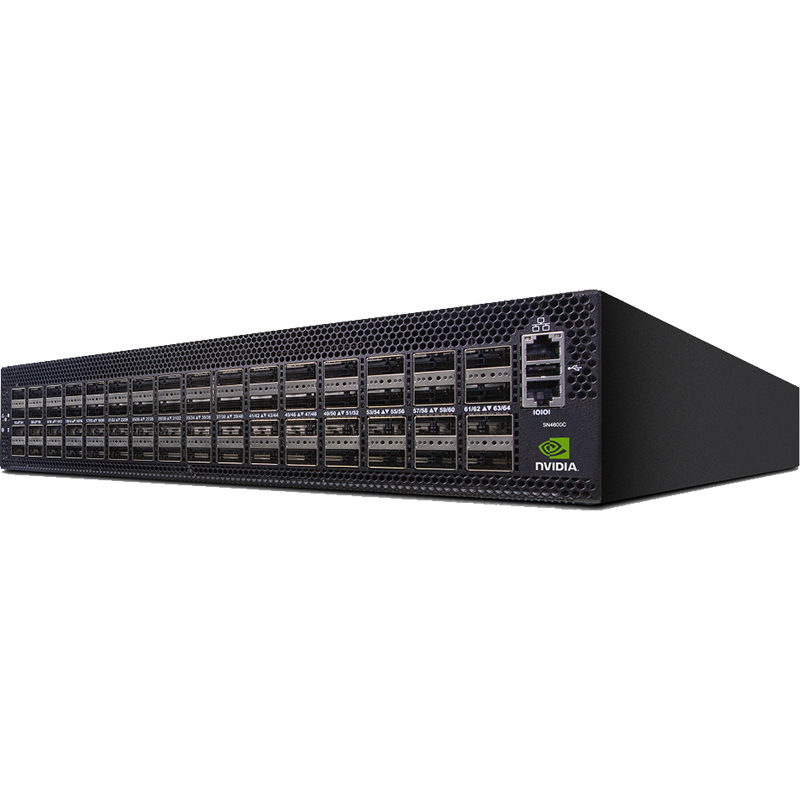 英伟达,MSN4600-CS2R,Spectrum-3,2U交换机,100GbE,可靠性,安全性,高带宽,低延迟,网络虚拟化。